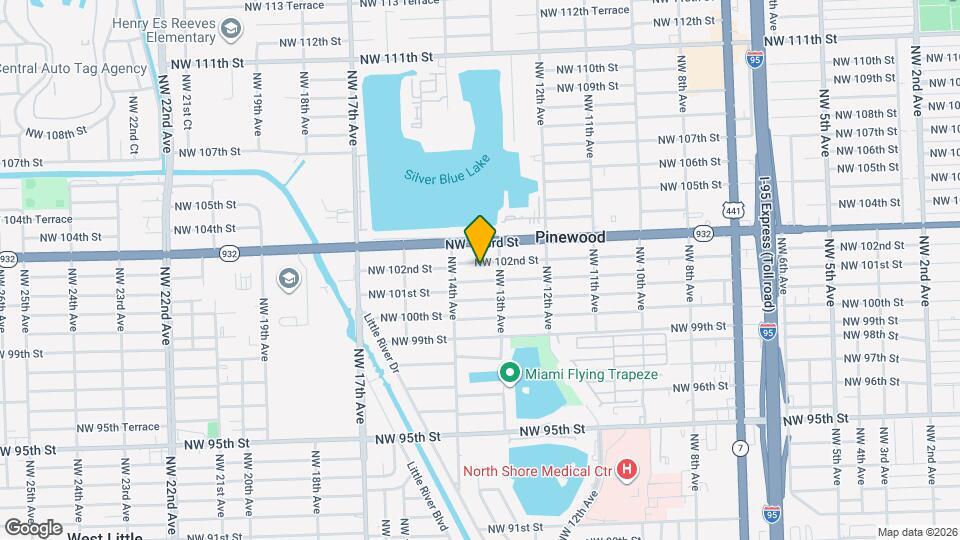 1340 NW 102nd St Map and Location Details