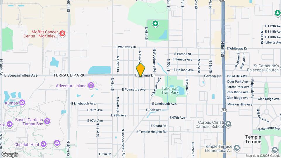 10217 N Pawnee Ave Map and Location Details