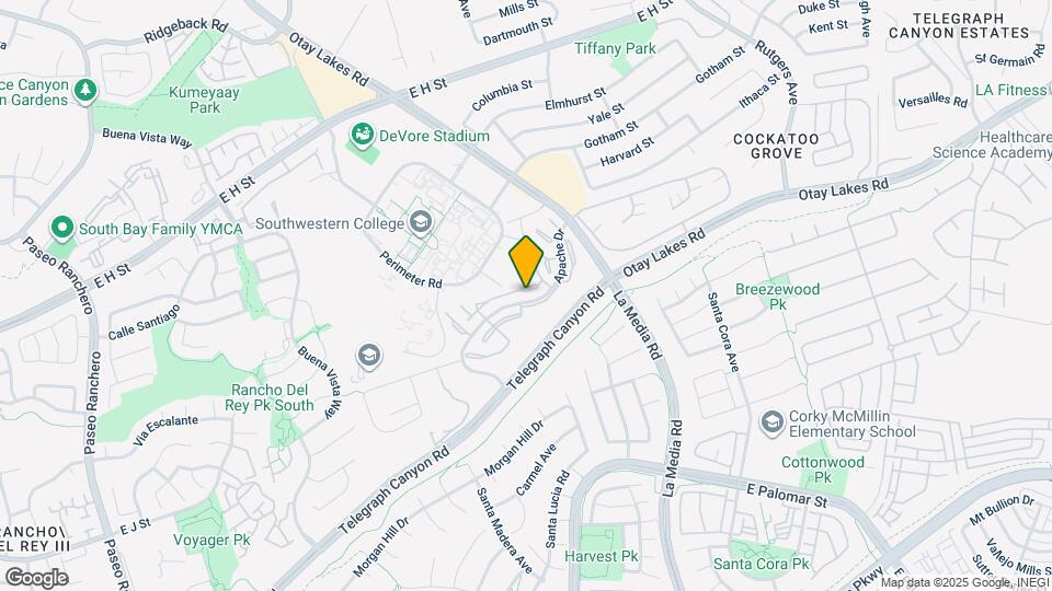 1535 Apache Dr Map and Location Details