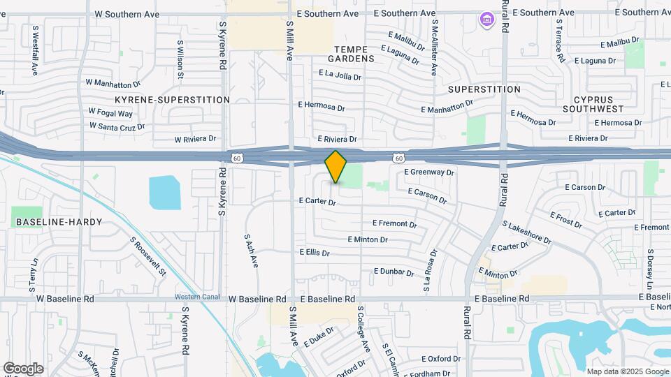 4521 S Forest Ave Map and Location Details