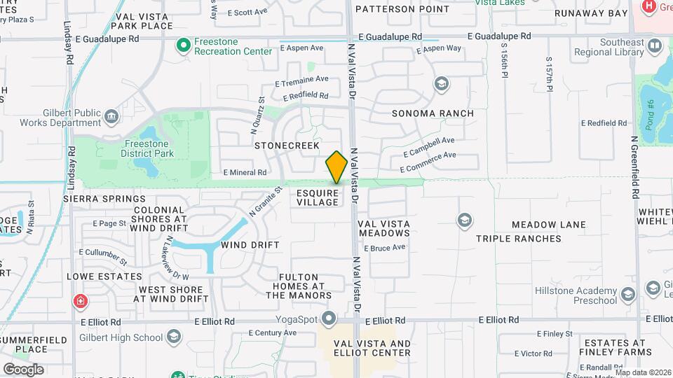 1538 E Hearne Way Map and Location Details