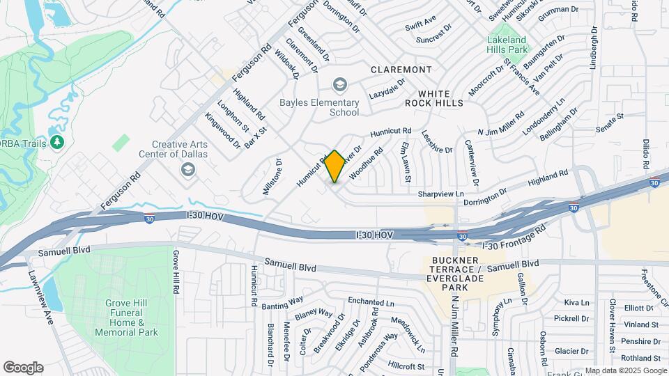8005 Woodhue Rd Map and Location Details