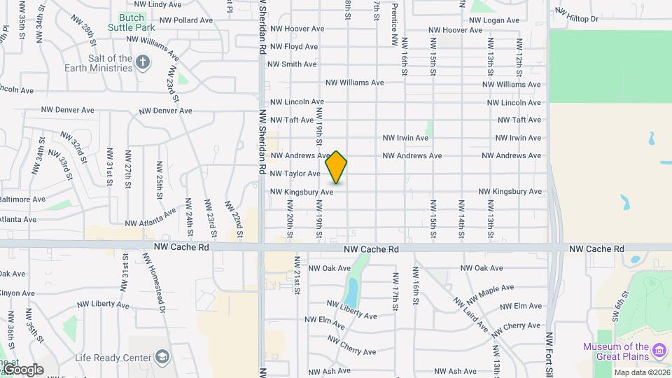 1805 NW Kingsbury Ave Mapa y Detalles de la Ubicación