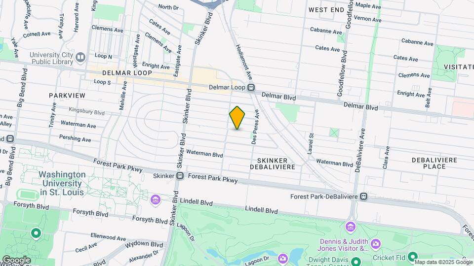 6040 Kingsbury Ave, Unit 2E Map and Location Details
