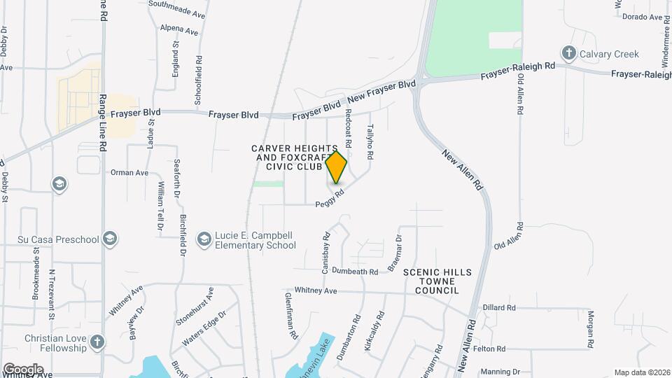 3072 Peggy Rd Map and Location Details