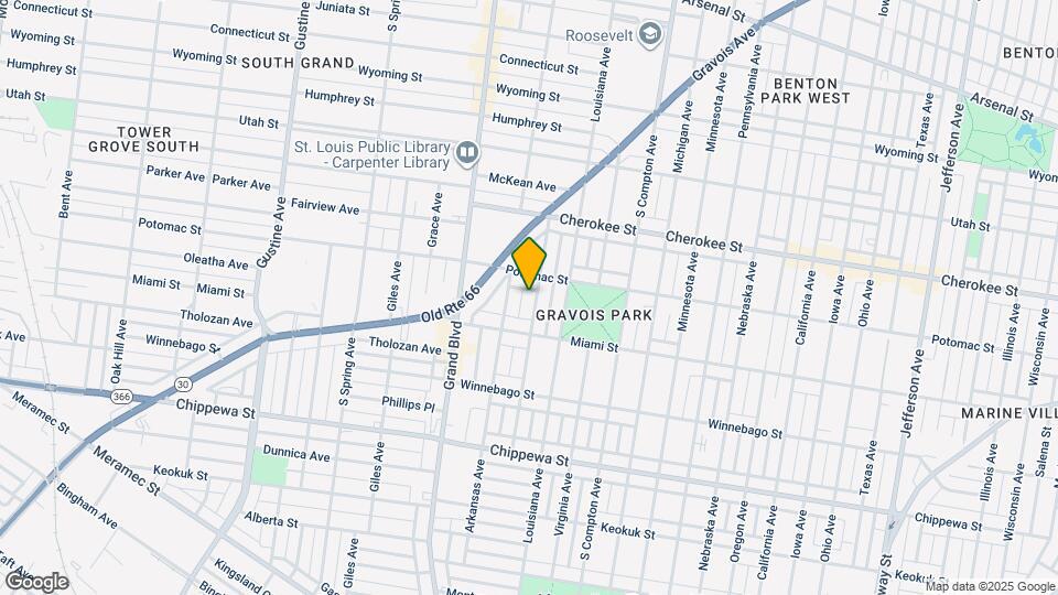 3521 Tennessee Ave Map and Location Details