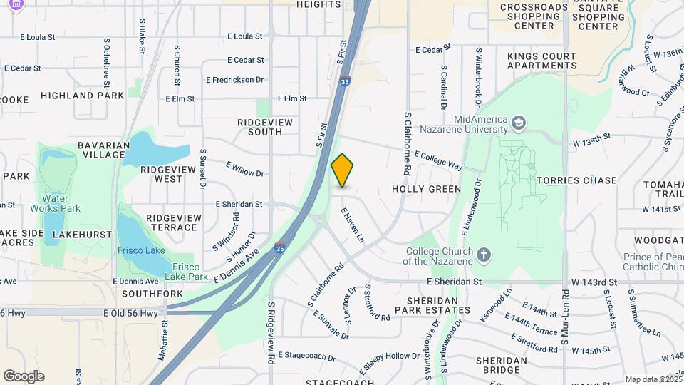 1406 E Willow Dr Map and Location Details