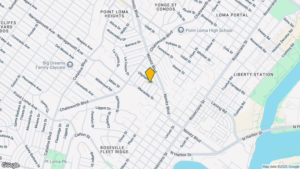 1854 Tustin St Map and Location Details