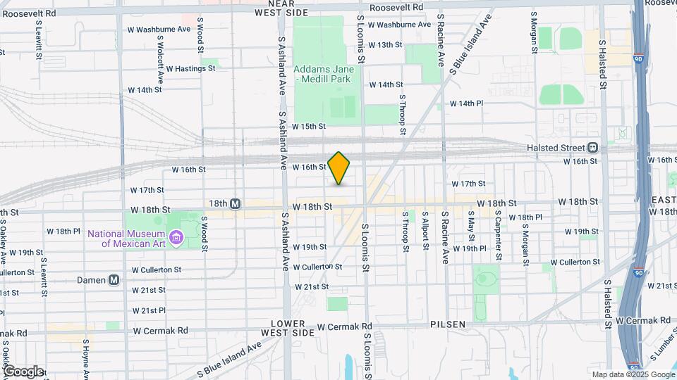 1439 W 17th St, Unit 1R Map and Location Details