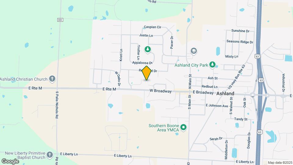 202 S Woods Ct Map and Location Details