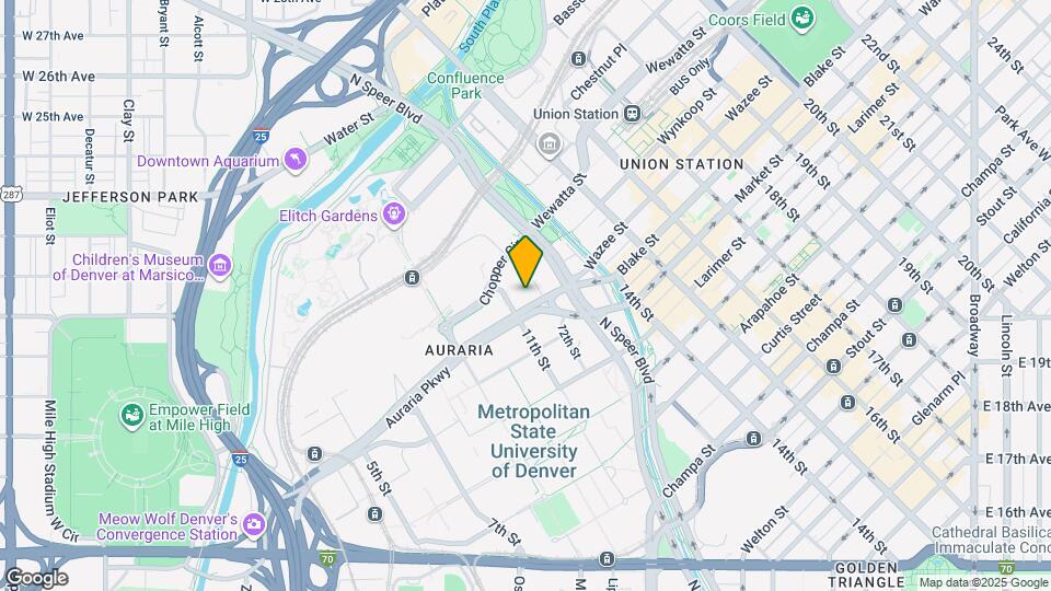 1127 Auraria Pkwy Map and Location Details