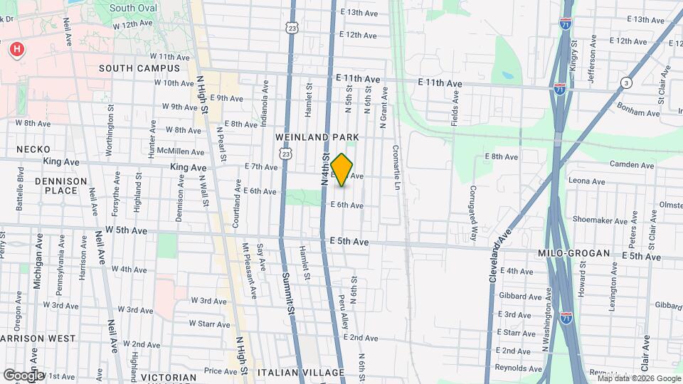 1267 N 5th St, Unit 1267 N 5th St Map and Location Details