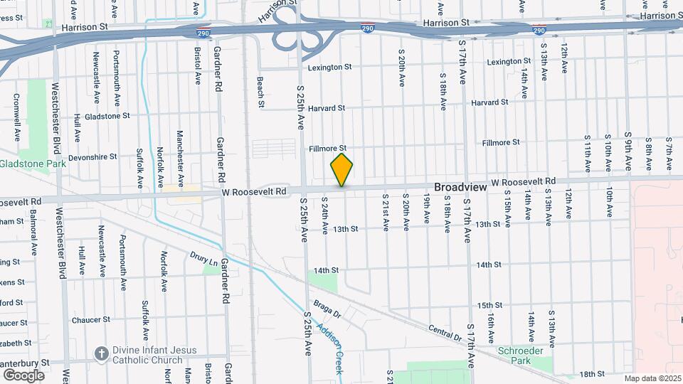 2300 W Roosevelt Rd Map and Location Details