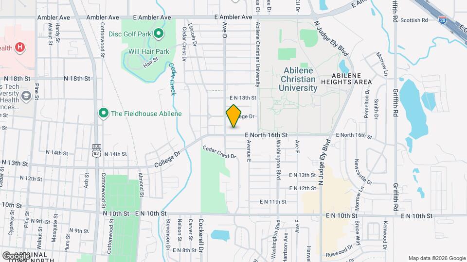 634 E North 16th St Map and Location Details