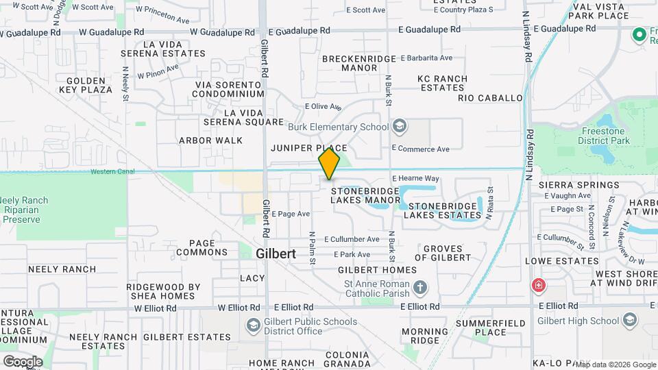 330 N Cottonwood Dr Map and Location Details