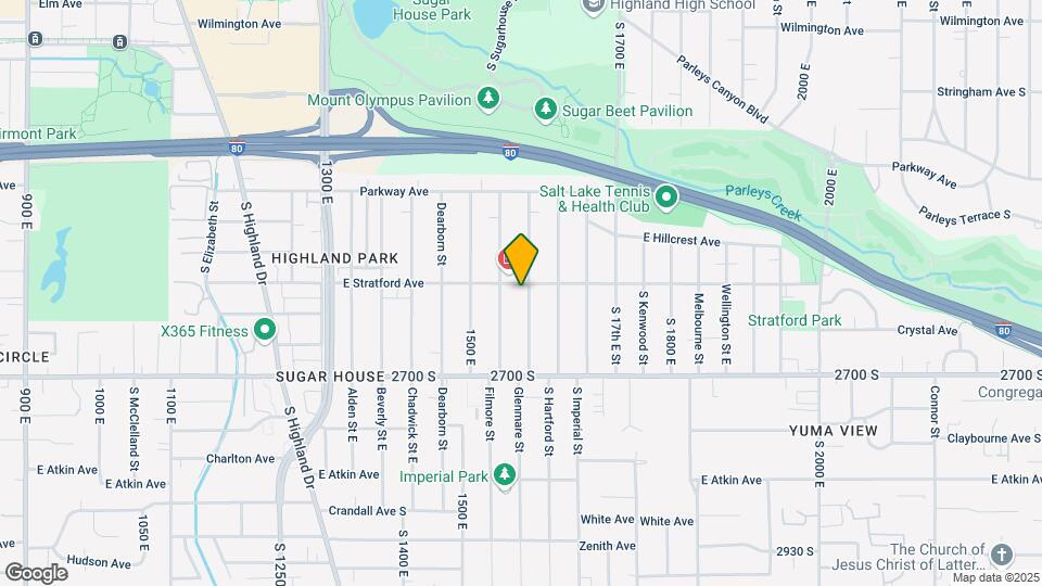 1560 E Stratford Ave Map and Location Details
