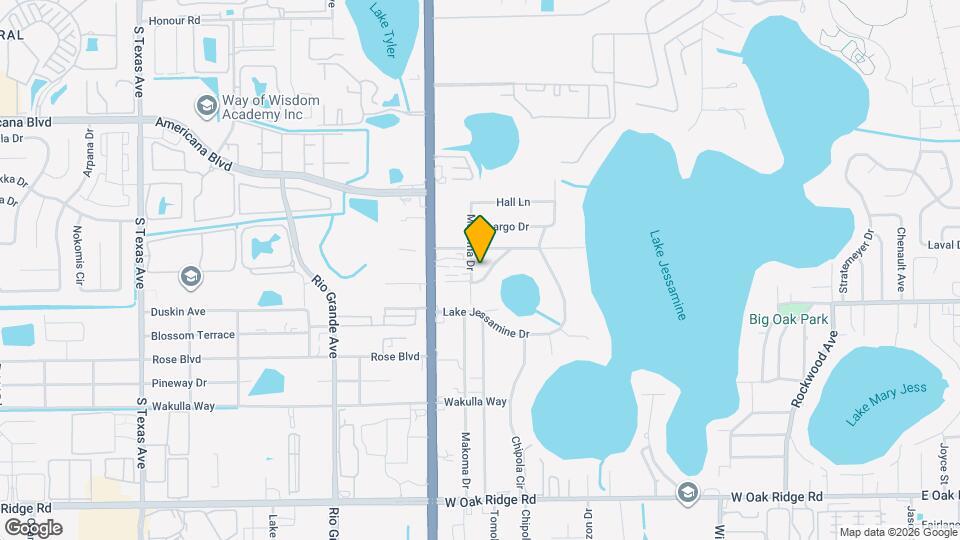 5480 Lake Tyner Dr Map and Location Details