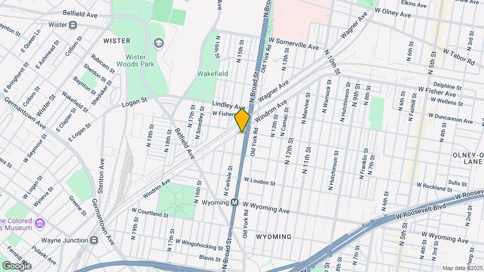 4944 N Broad St, Unit 3F Map and Location Details