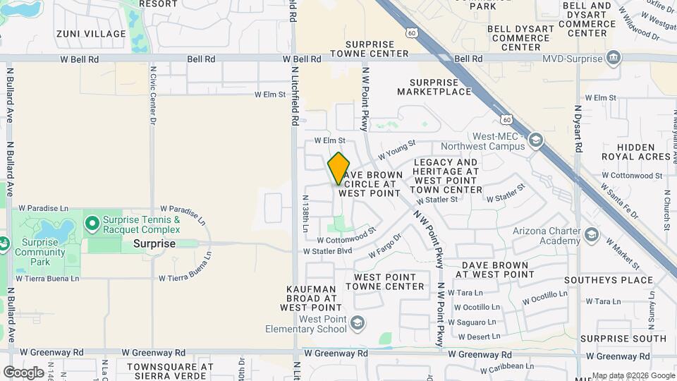 16265 N 138th Ave Map and Location Details