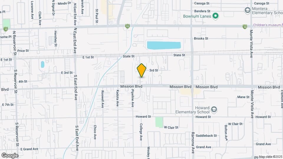 4180 E Mission Blvd Map and Location Details