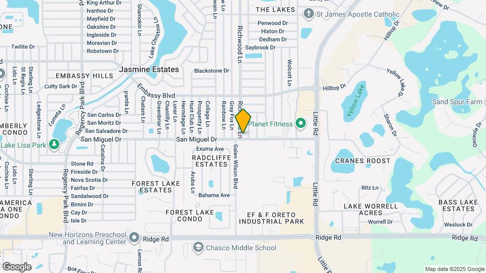 9006 Richwood Ln Map and Location Details