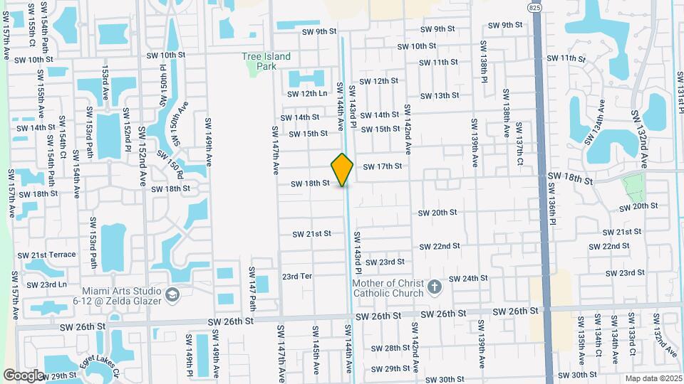 1840 SW 144th Ave Map and Location Details
