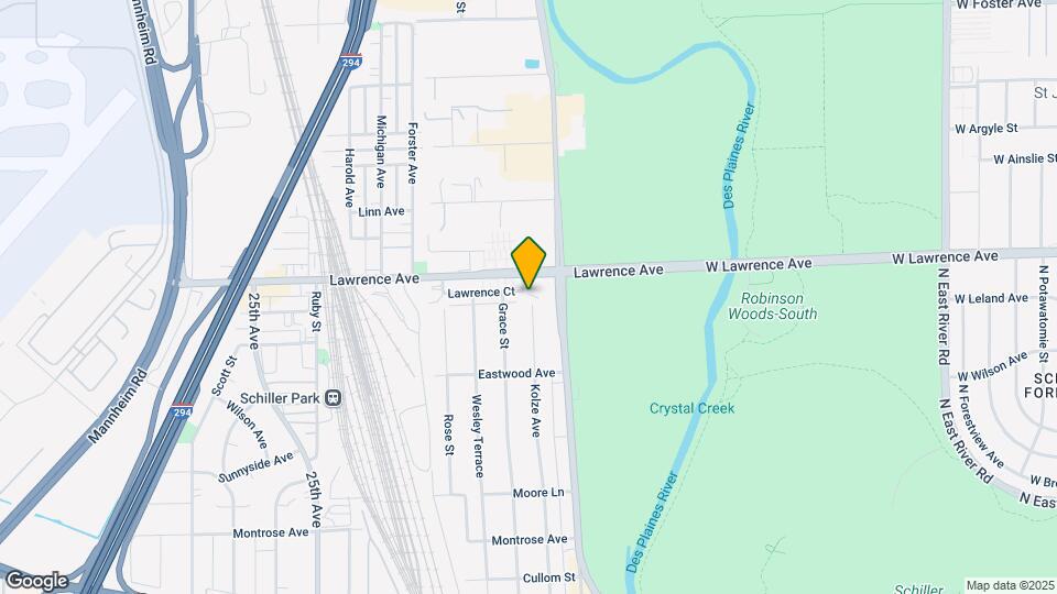 9401 Lawrence Ct Map and Location Details