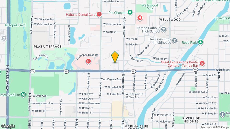 4411 N Tampania Ave Mapa y Detalles de la Ubicación