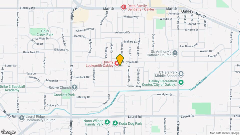4290 Mehaffey Way Map and Location Details
