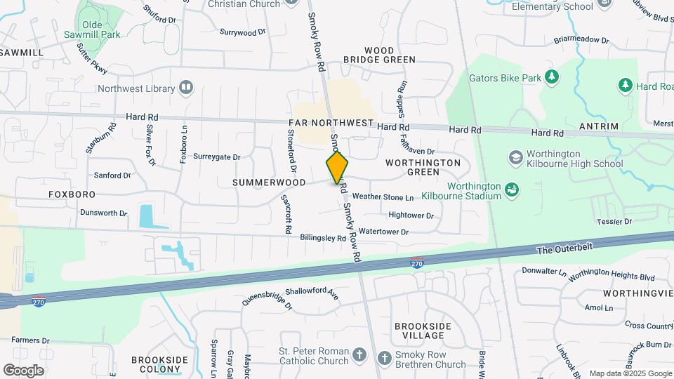 1911 Sawbury Blvd Map and Location Details