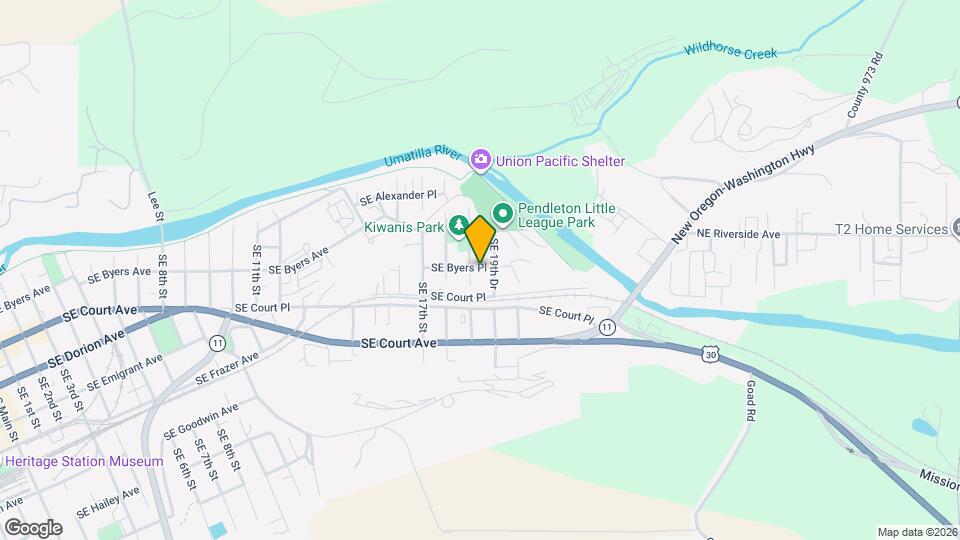 1906 SE Byers Pl Map and Location Details