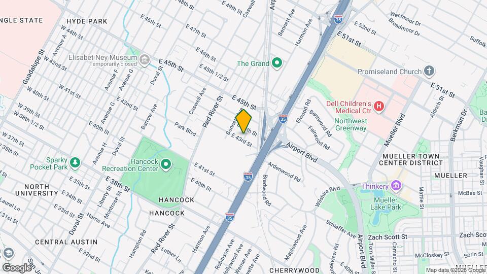 4302 Harmon Ave Map and Location Details