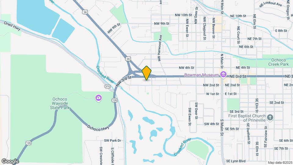885 NW 2nd St., Unit 887 NW 2nd Street, Prineville, OR 97754 Map and Location Details