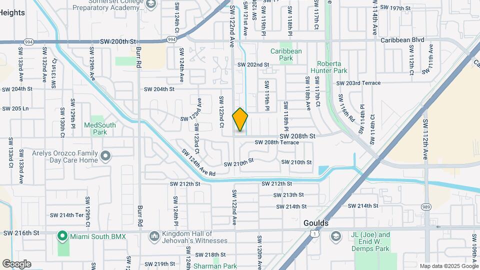 20752 SW 121st Ct Map and Location Details