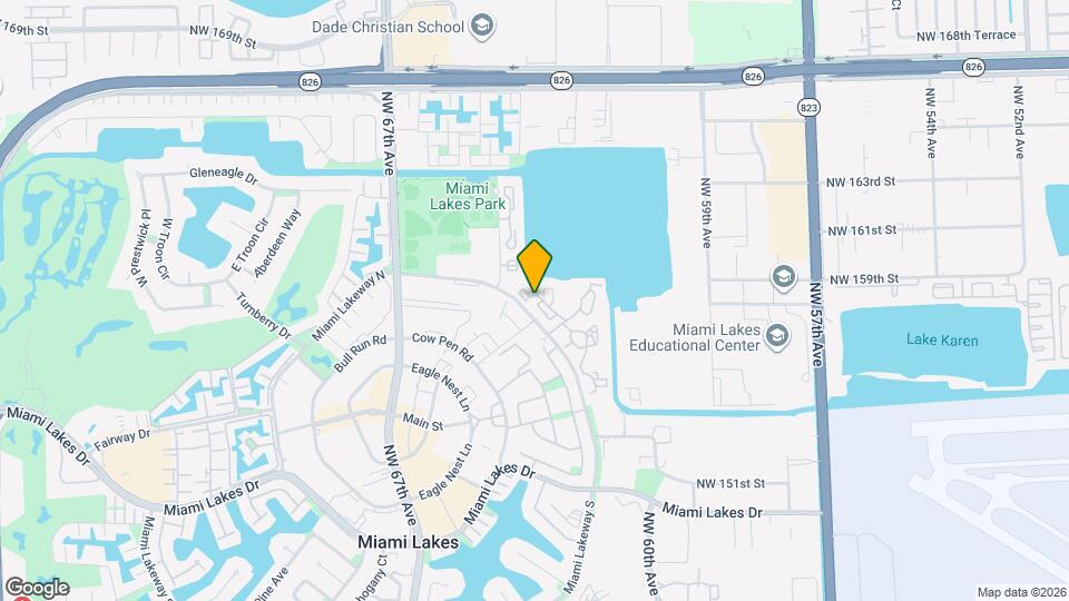 15575 Miami Lakeway N, Unit 305 Map and Location Details