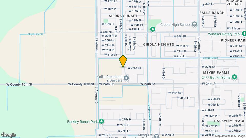 2266 S 46th Way Map and Location Details