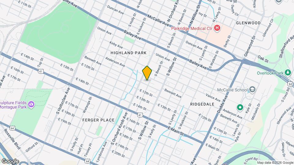 1909 Bennett Ave Map and Location Details