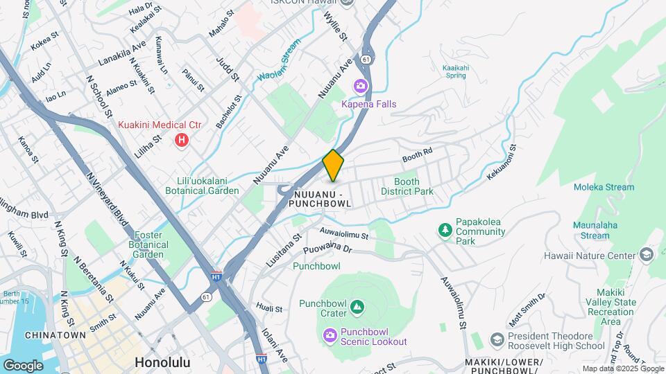 2134-2136 Kanealii Ave Mapa y Detalles de la Ubicación