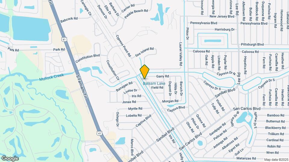 18134 Matanzas Rd Map and Location Details