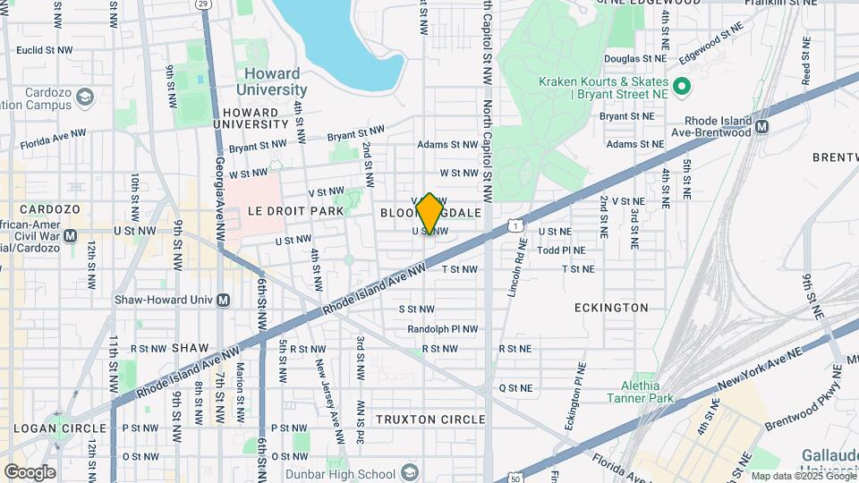 1929 1st St NW Map and Location Details