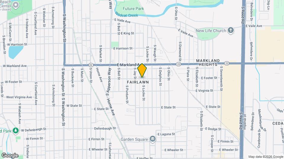 1101 S Locke St Map and Location Details