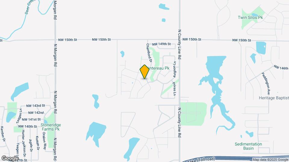 14705 Chambord Dr Map and Location Details