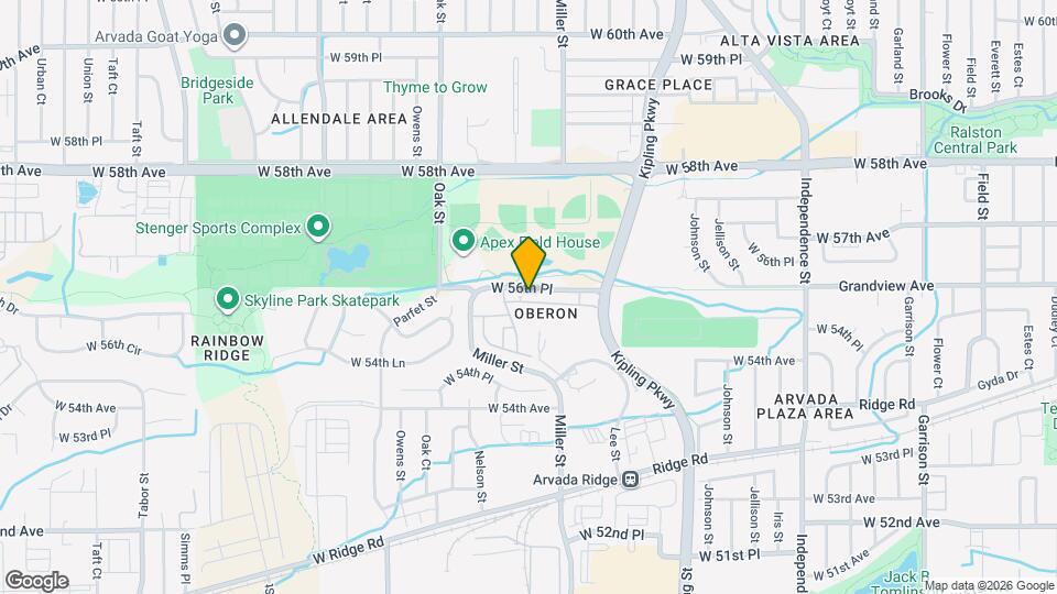 10239 W 55th Dr Map and Location Details