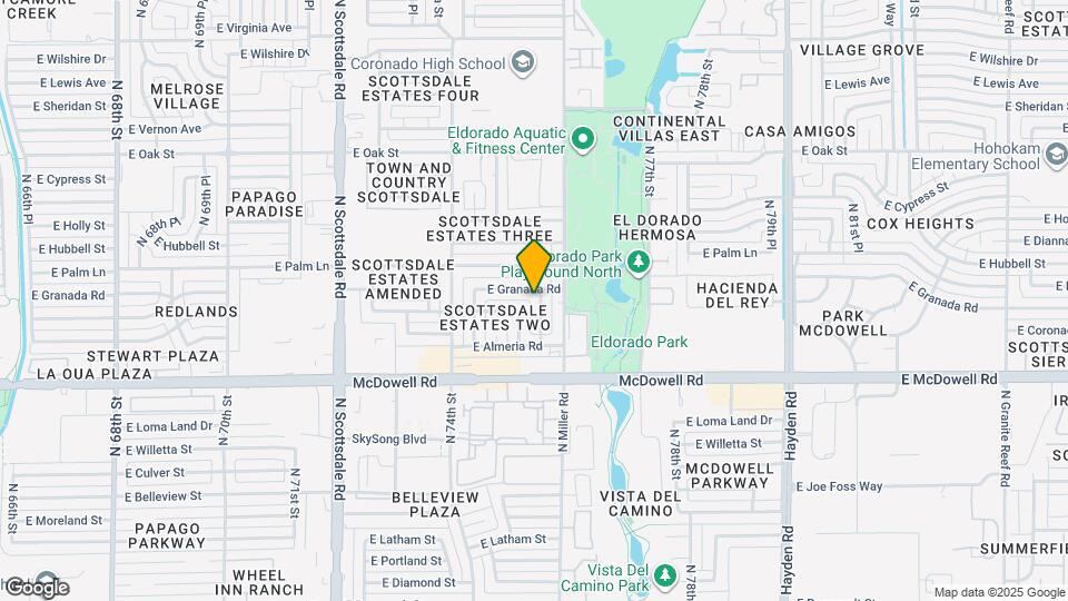 1808 N 75th Pl Map and Location Details