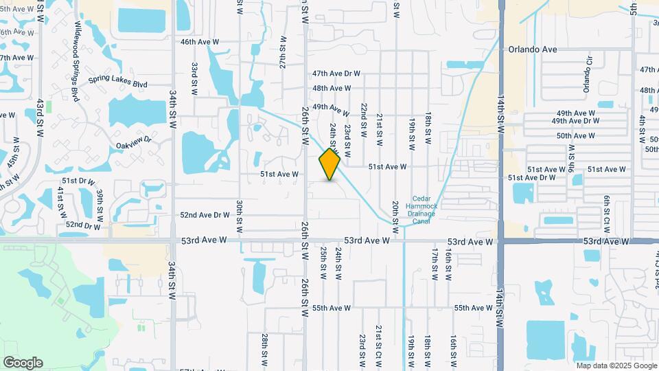 2414 51st Ave Dr W Map and Location Details