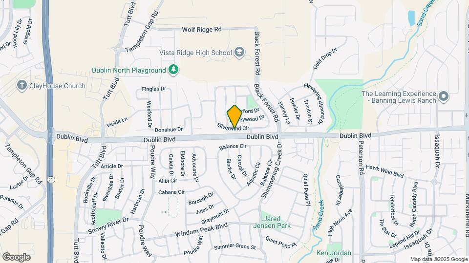 7083 Silverwind Cir Map and Location Details