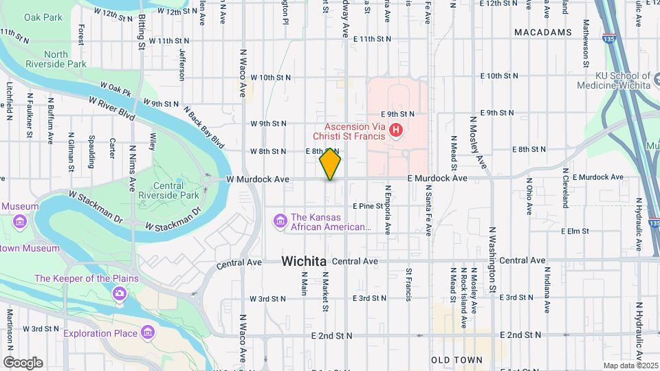 736 N. Market Map and Location Details