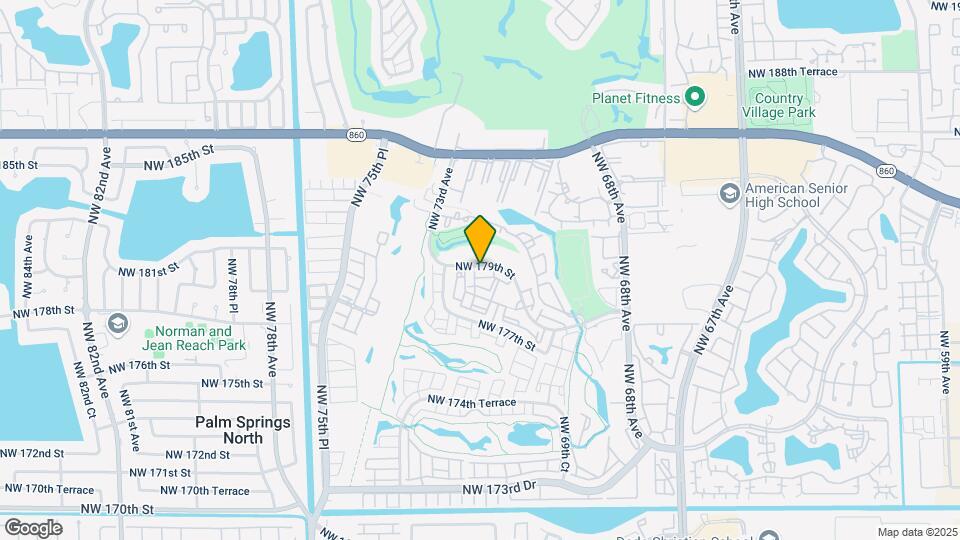 7110 NW 179th St Map and Location Details