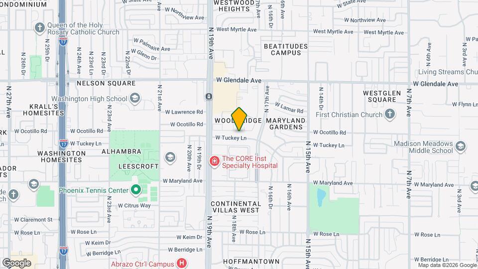 1734 W Tuckey Ln Map and Location Details