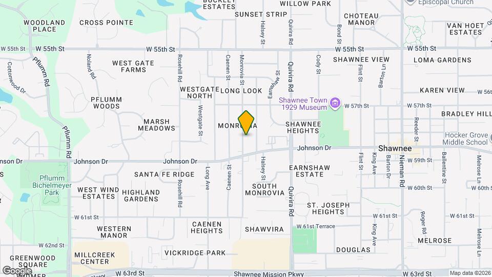 5811 Monrovia St Mapa y Detalles de la Ubicación